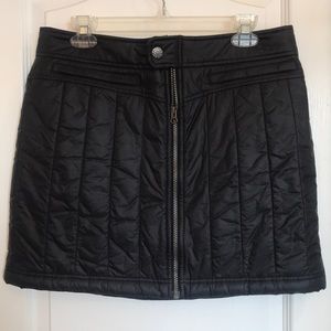 Athleta black mini skirt